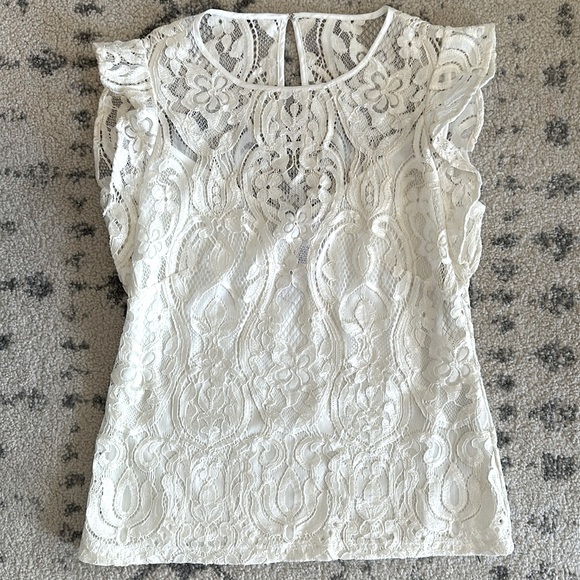 White House Black Market Tops - WHBM NWT Gorgeous Lace Top
